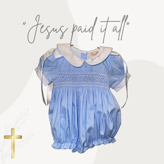 “Jesus Paid it All” Girl Bubble **re-run pre-order**