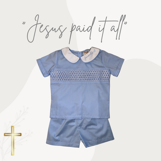 “Jesus Paid it All” Short Set