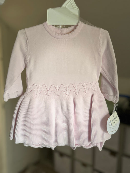 Renzo Pink Knit Dress