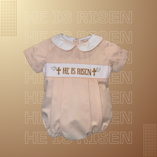 “He is Risen” Boy Bubble