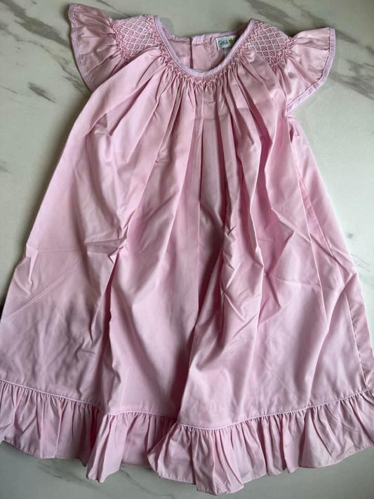 Petit Pomme Pink Smocked Dress