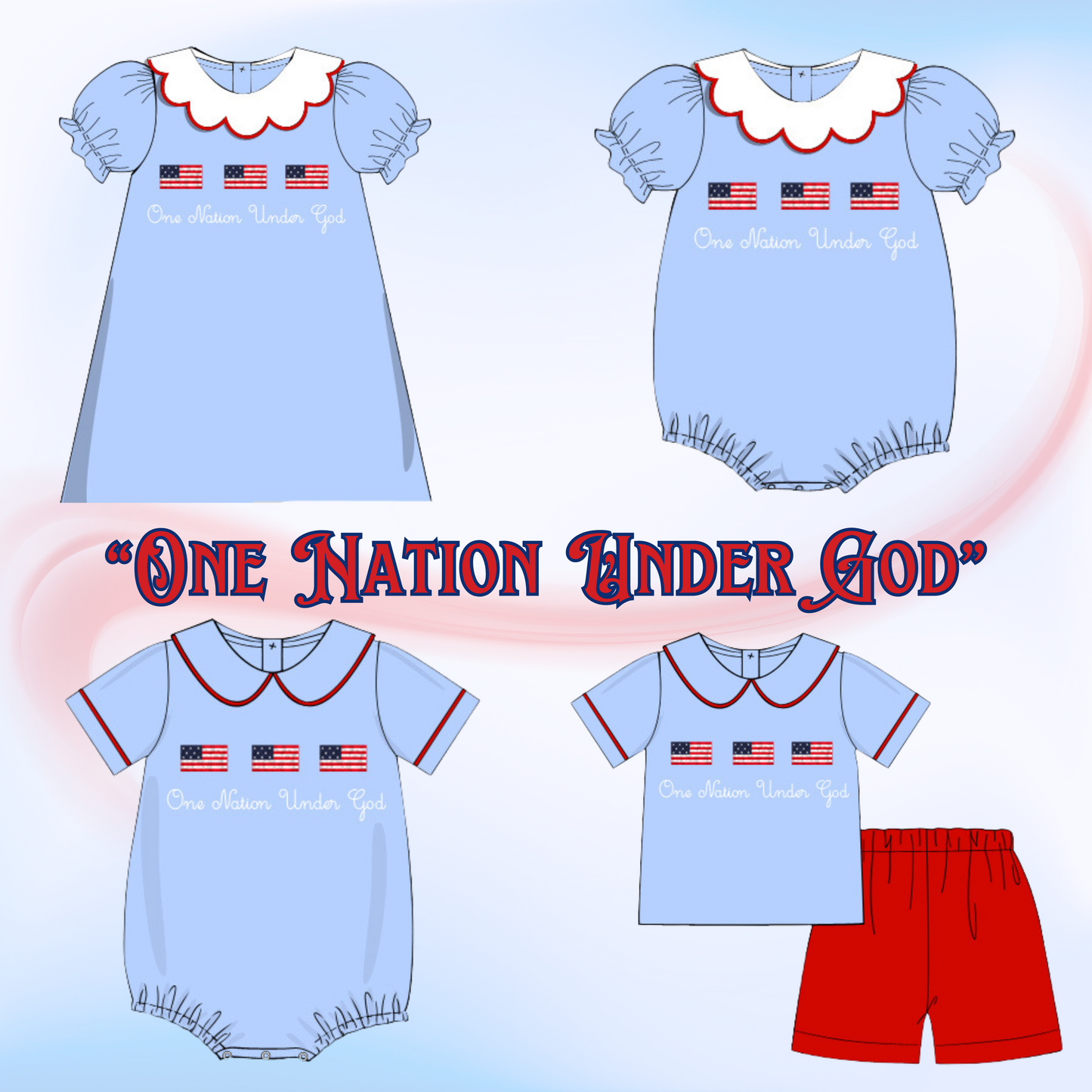 "One Nation Under God" Outfits