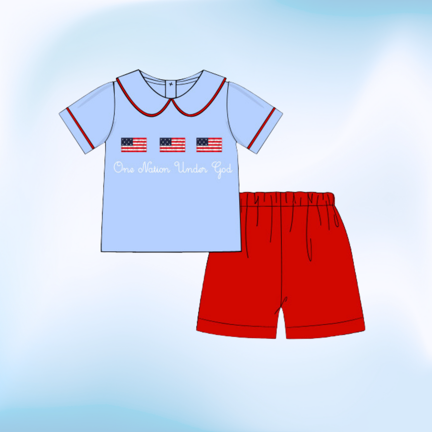 "One Nation Under God" Outfits